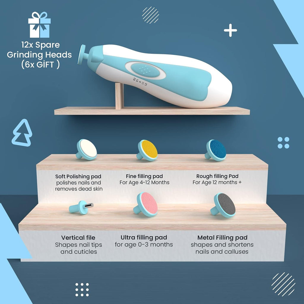 Electric Baby Nail Trimmer – Safe & Gentle Rechargeable