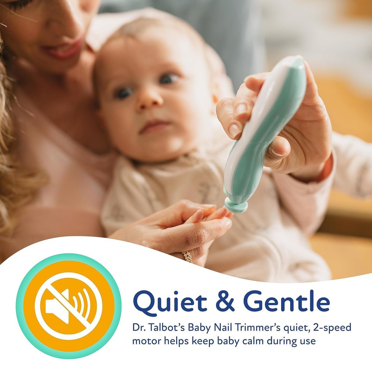 Electric Baby Nail Trimmer – Safe & Gentle Rechargeable