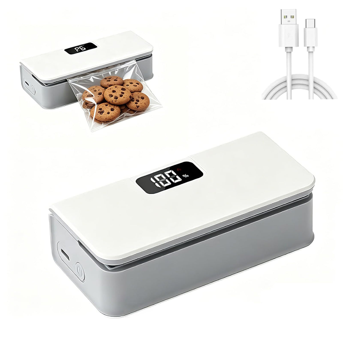 Mini Magnetic Bag Sealer with LED Display