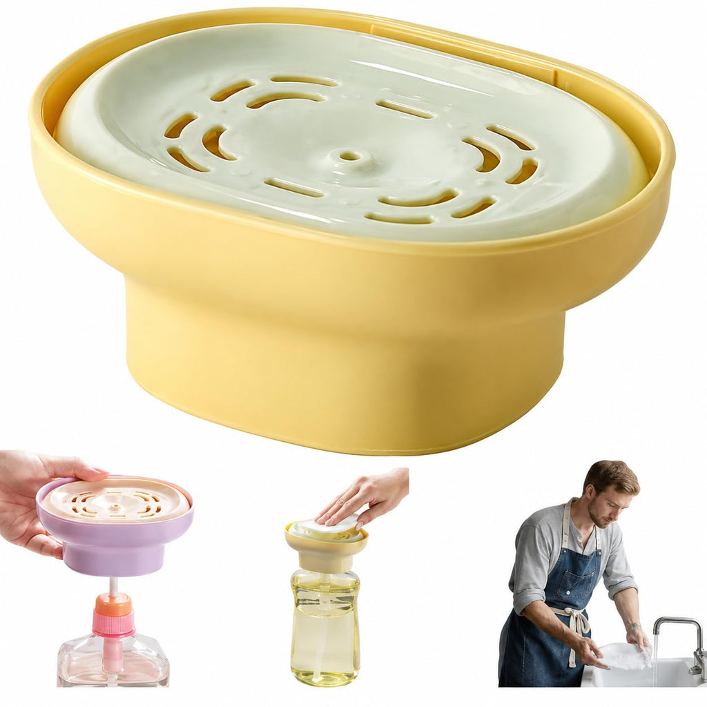 2-in-1 Detergent Dispenser with Sponge Holder