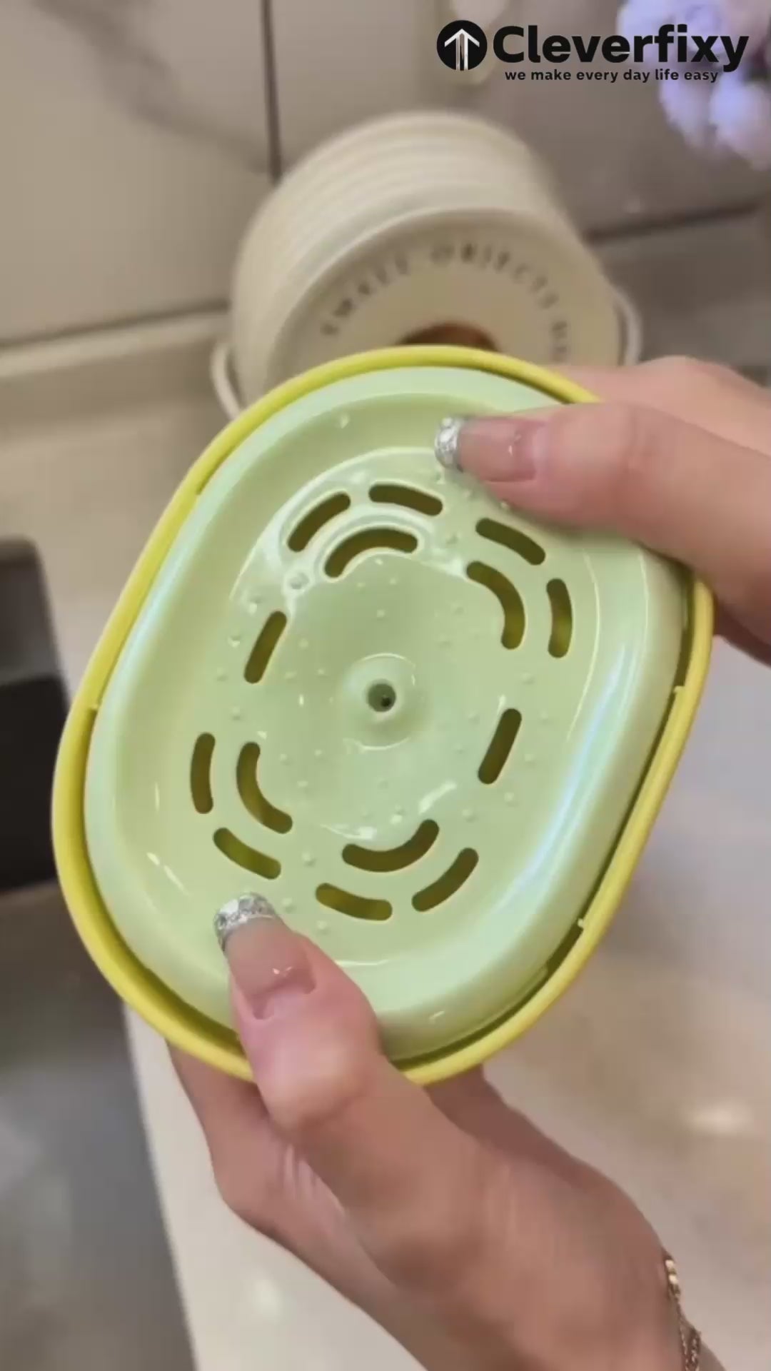 2-in-1 Detergent Dispenser with Sponge Holder